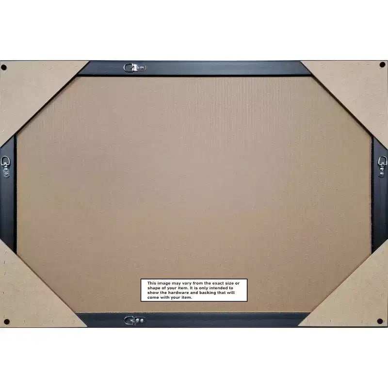 41"x29" Non-Beveled Wood Bathroom Wall Mirror, Fleur Champagne Silver Frame, Wall Mounted