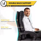 Executive 4-Point Massage Office Chair with Footrest