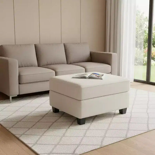 25 poufs de rangement en velours