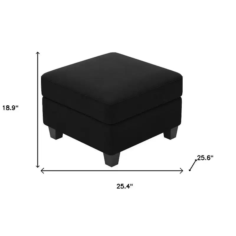 25 Velvet Storage Ottoman