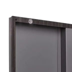 27.5" Metal Folding Storage Cabinet, Filing Cabinet with Locking Doors & Adjustable Shelves, Black