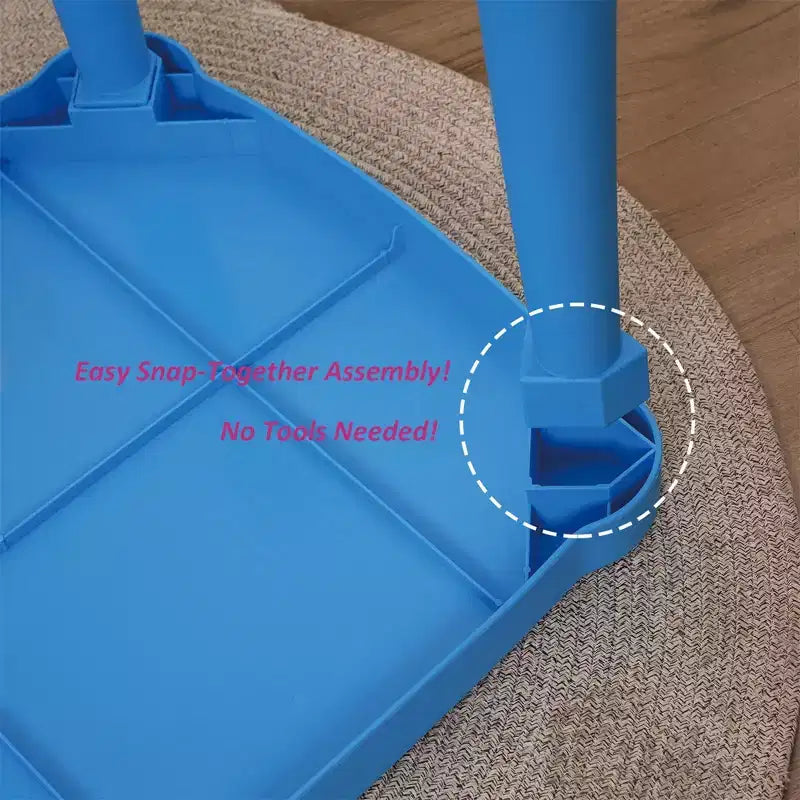 Children's Activity Table for Classroom and Home, Lightweight Rectangular Kids Table with Rounded Corners