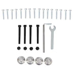 Table Legs, Heavy Duty Metal Table Legs with Pre-Drilled Holes, Heat Resistant Desk Legs for Coffee Dining Side Table