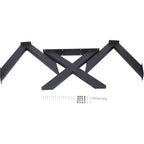 Table Legs, Heavy Duty Metal Table Legs with Pre-Drilled Holes, Heat Resistant Desk Legs for Coffee Dining Side Table