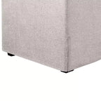 Queen Size Pullout Sofa Bed, Linen Convertible Couch with Innerspring Mattress, Seats 3