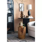 76" Tall Arched Black Iron & Glass Storage Cabinet, 2 Arched Glass Doors, 3 Fixed Shelves, No Assembly
