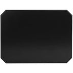 1-Drawer Nightstand, Rubberwood Bedside Table with Open Shelf and High-Gloss Iron Hardware