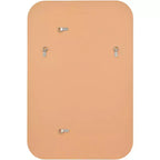 28x42" Rectangular Vanity Wall Mirror, Gold MDF Frame with Beveled Glass, Vertical or Horizontal Mount