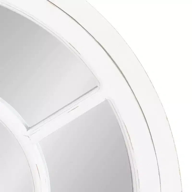 28x44" Arched Wall Mirror, Wood Frame, Wall Mount