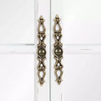 28x44" Arched Wall Mirror, Wood Frame, Wall Mount