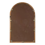 28x44" Arched Wall Mirror, Wood Frame, Wall Mount