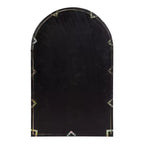 28x44" Arched Wall Mirror, Wood Frame, Wall Mount