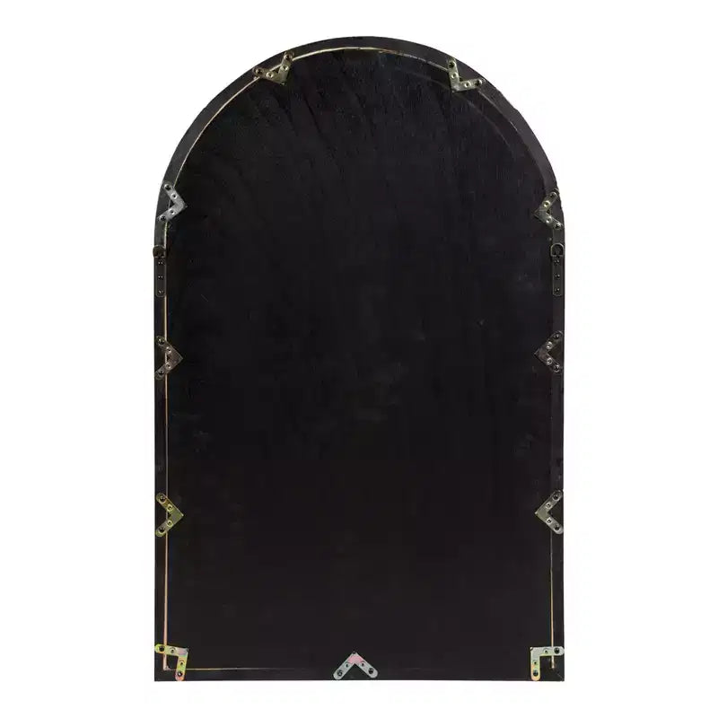 28x44" Arched Wall Mirror, Wood Frame, Wall Mount