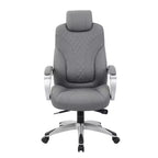 Executive Hinged Armchair, High-Back Office Chair with Lumbar Support, Swivel, Adjustable Height & Tilt