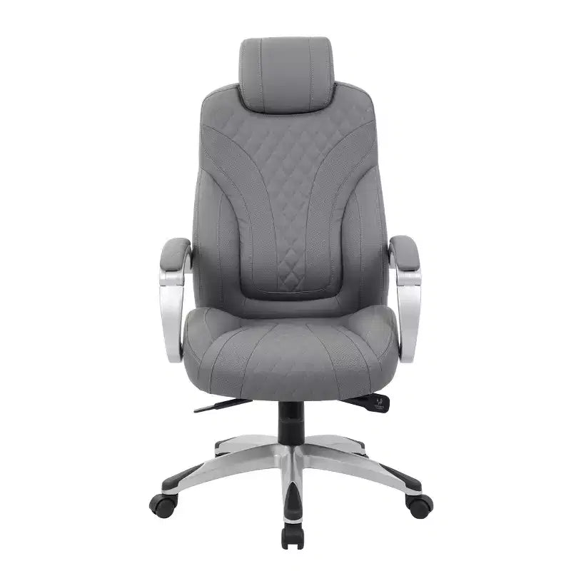 Executive Hinged Armchair, High-Back Office Chair with Lumbar Support, Swivel, Adjustable Height & Tilt