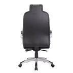 Executive Hinged Armchair, High-Back Office Chair with Lumbar Support, Swivel, Adjustable Height & Tilt