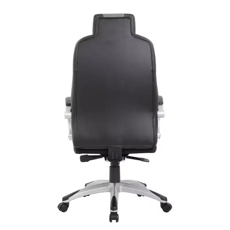 Executive Hinged Armchair, High-Back Office Chair with Lumbar Support, Swivel, Adjustable Height & Tilt