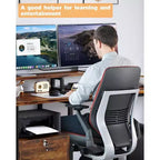 67 L Shaped Computer Desk with Power Outlet