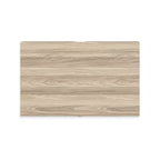 5 Drawer Dresser, Tan, Mid-Century Modern with Oak Grain and Chevron Pattern, Ball-Bearing Glides
