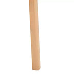 Backless Cane Bar Stool, Beechwood Frame with Natural Rattan Seat, Fixed Height 29.5", No Assembly