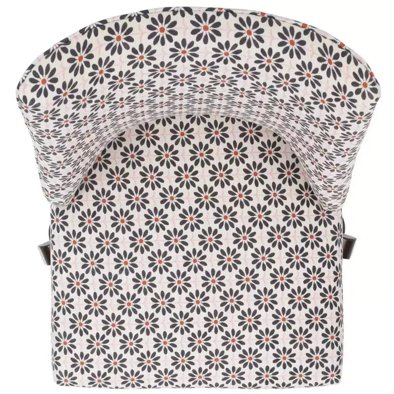 Upholstered Swivel Desk Chair with Padded Seat and Back, Adjustable Height, Casters, Viscose Blend