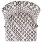 Upholstered Swivel Desk Chair with Padded Seat and Back, Adjustable Height, Casters, Viscose Blend
