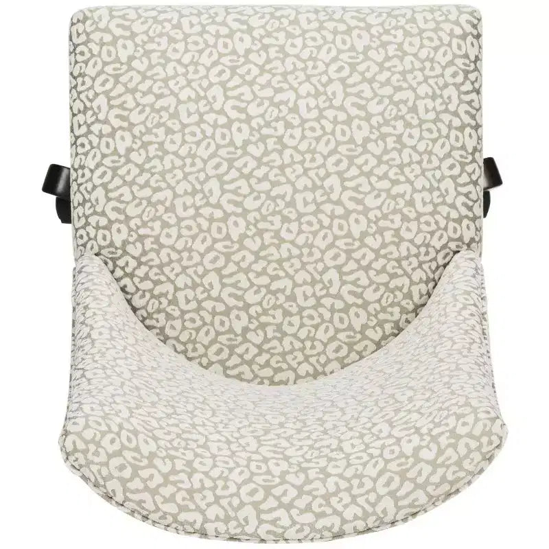 Upholstered Swivel Desk Chair with Padded Seat and Back, Adjustable Height, Casters, Viscose Blend