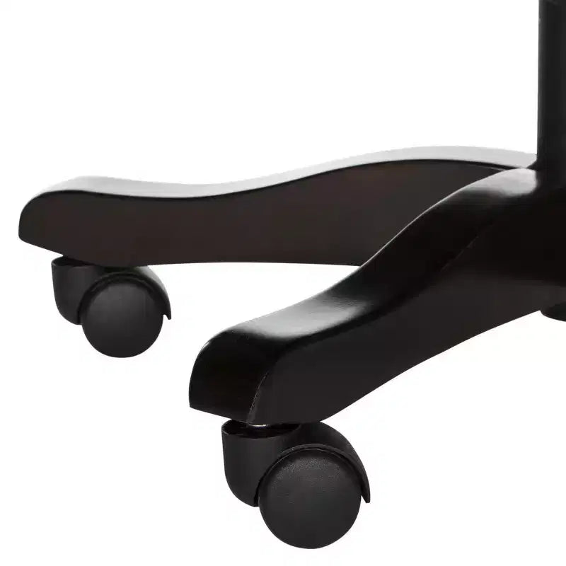 Upholstered Swivel Desk Chair with Padded Seat and Back, Adjustable Height, Casters, Viscose Blend