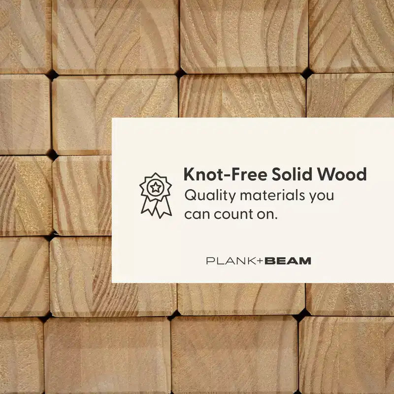 Solid Wood Farmhouse Twin over Full Bunk Bed, Rustic Pine with Low VOC Finish