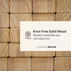 Solid Wood Farmhouse Twin over Full Bunk Bed, Rustic Pine with Low VOC Finish