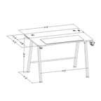 Gaming Desk with LED Lights and Headphone Holder, Compact Steel Frame Desk with Rubber Mat & Cup Holder