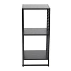 28.15" Trellis 2-Shelf Bookshelf, Iron Frame Open Shelving Unit