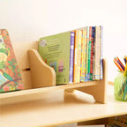 Tabletop Book Browser - Natural: Kids Classroom and Playroom Book Display and Book Storage